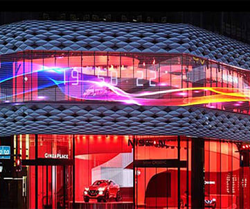 Milestrong's Transparent LED Screen