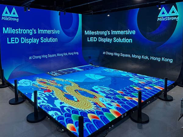 Milestrong P2.5 Immersive LED Display for Chong Hing Square, Mong Kok, Hong Kong