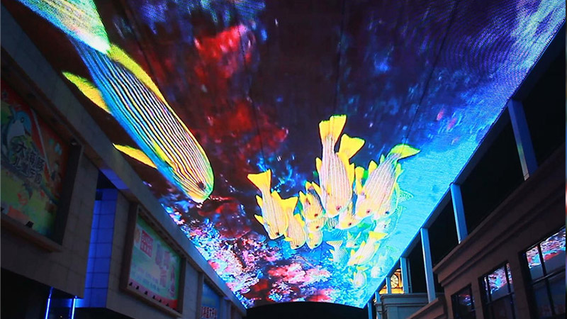 High Definition Customized Ceiling LED Screens from Milestrong: Shaping the Future of Urban Landscapes and Commercial Value