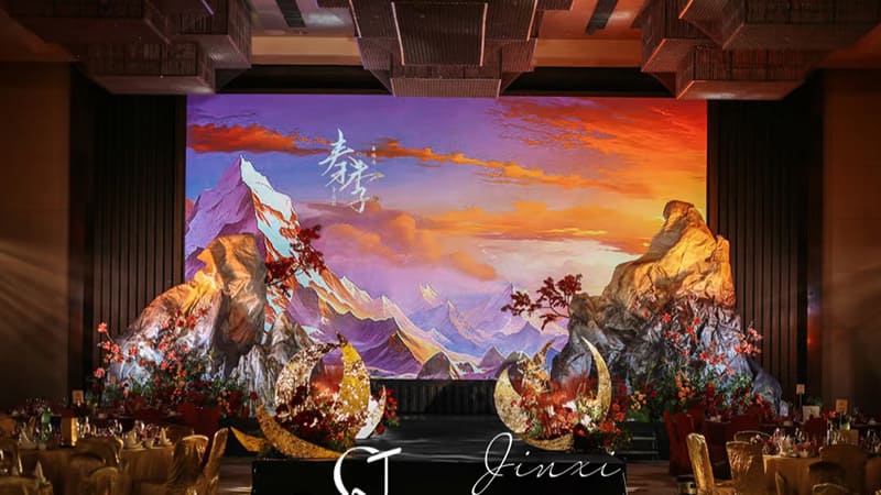 Milestrong Rental & Staging LED Displays: Creating a Dreamy Atmosphere for Weddings 