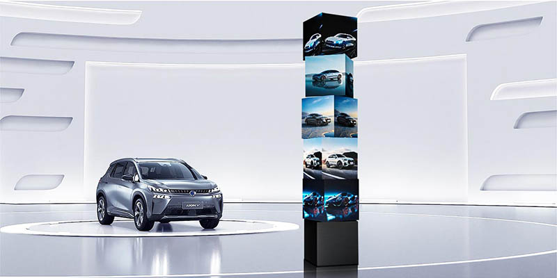 Milestrong's Mechanical Rotating LED Screen: A Dynamic Commercial Display Solution with High Resolution