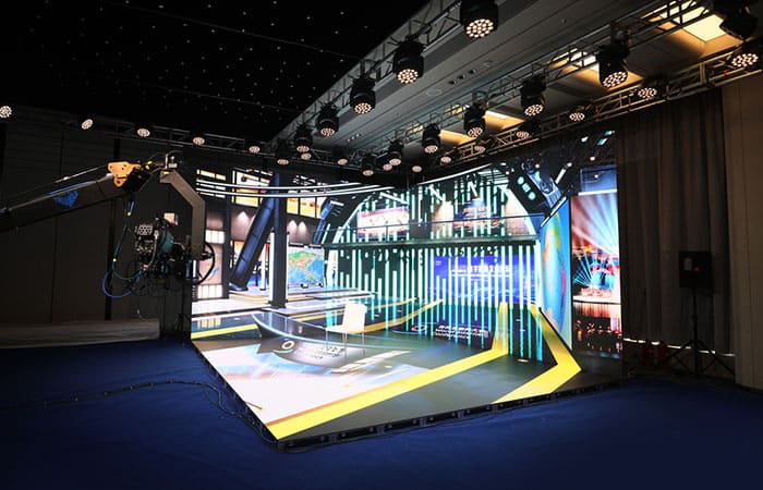 Enhancing Virtual Broadcasting Studios with xR Technology and Milestrong's High Quality LED Displays