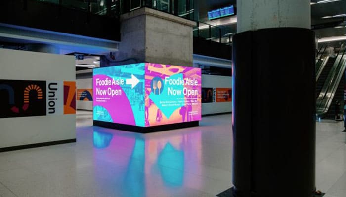 An Innovative Approach to Improving Subway Station Experiences with Pillar-Shaped LED Displays