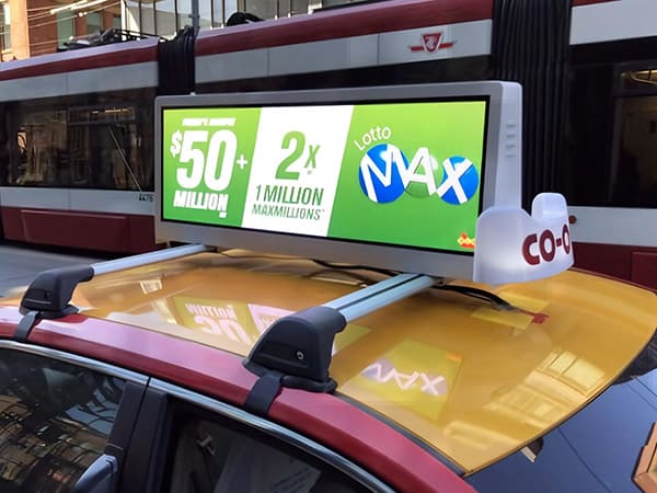 Maximize Mobile Advertising with Milestrong's Waterproof Taxi Top LED Screen