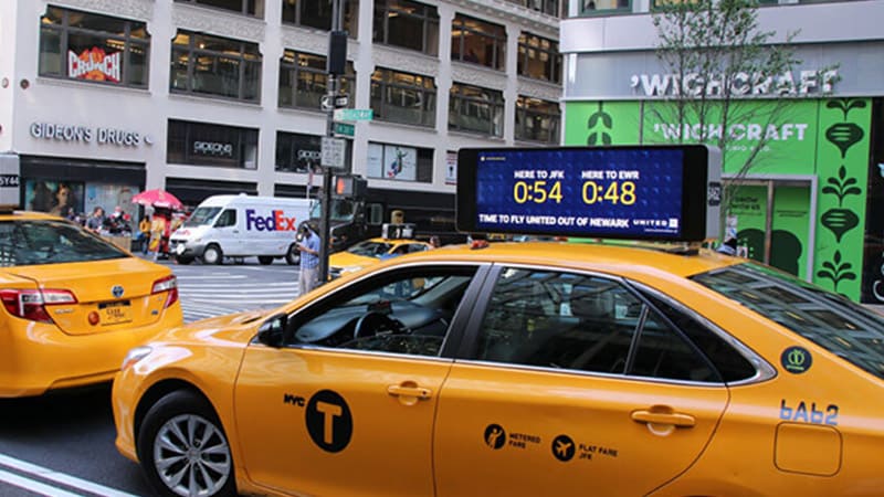 Maximize Mobile Advertising with Milestrong's Waterproof Taxi Top LED Screen
