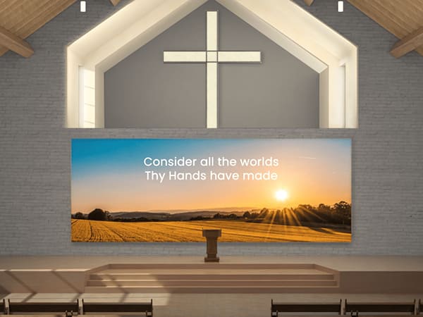 Elevate Worship Experiences By Milestrong's Church LED Display Solutions with HD