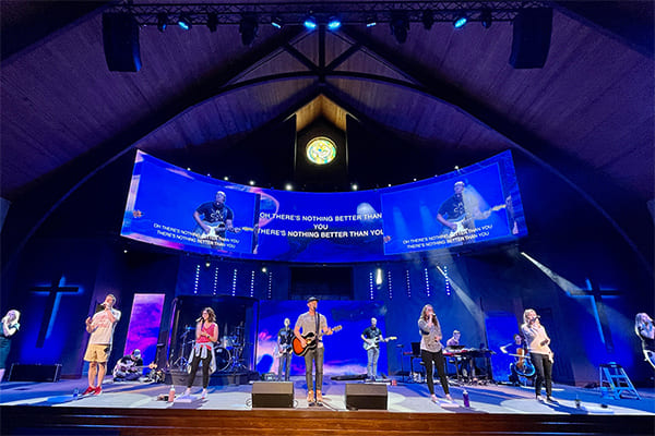 Elevate Worship Experiences By Milestrong's Church LED Display Solutions with HD Indoor & Rental LED Screen