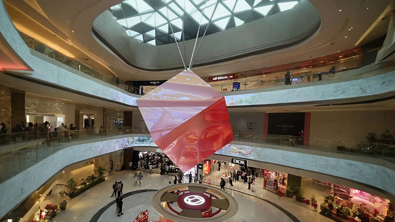 A Versatile Visual Wonder: The Magic Cube LED Display from MileStrong for Both Indoor and Outdoor Spaces
