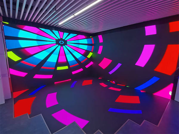 Immersive Space Redefined: Dual LED Video Walls Blended with