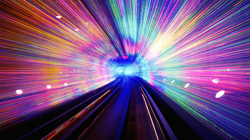 Step into the Future: Creating an Immersive LED Time Tunnel with Flexible Screens and LED Floor Tiles from MileStrong