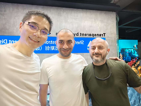 Georgian Client Visits MileStrong Factory to Explore Holographic LED Screen and Immersive LED Display Solutions