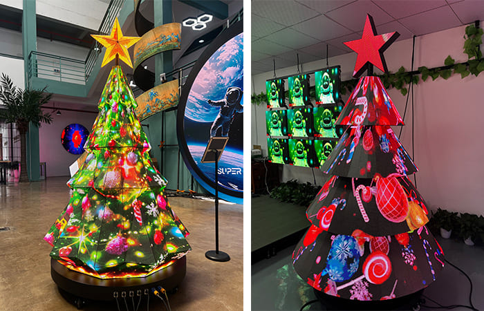Flexibility, Creativity, and Convenience Come Together With MileStrong's Unique Christmas Tree LED Display
