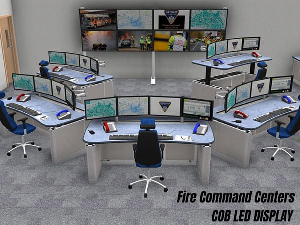 Upgrading Fire Command Centers with UCOB Series LED Display and High-Reliability