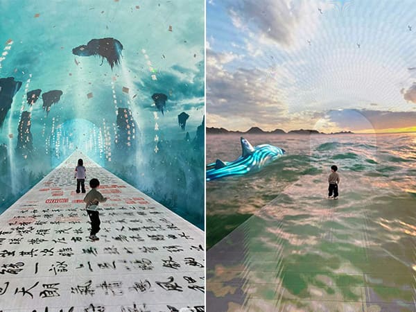 Step into the Future: An 18-Meter Immersive Time Tunnel LED Display for Metaverse