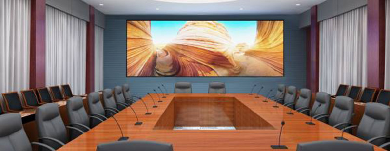 How Does the Fine Pitch LED Display in the Indoor Meeting Room Achieve Touch Function?