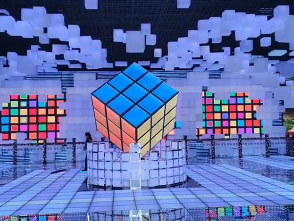 The Magic Cube LED Display: An Engaging Centerpiece for Mall Events and Social Me