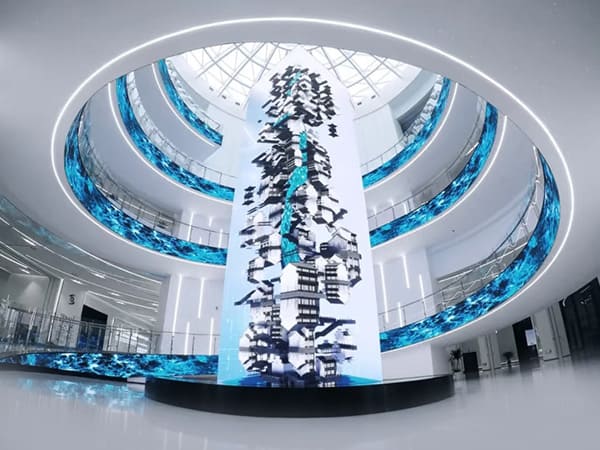 Transforming Architectural Spaces with Flexible LED Displays: A Custom Installati