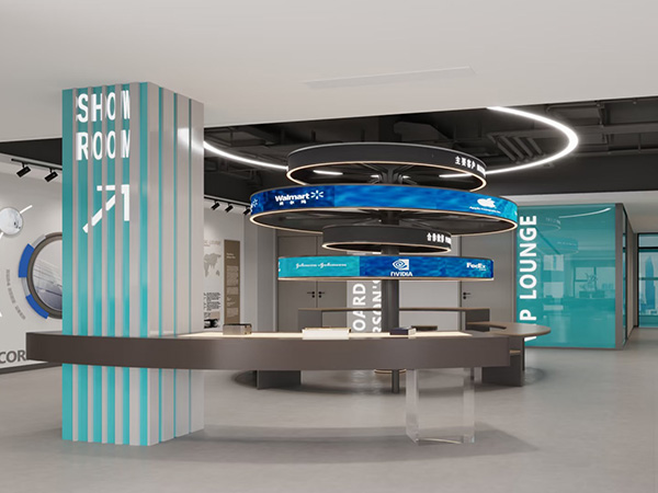 Creating an Immersive Corporate Showcase with Ring LED Displays and Flexible LED Modules