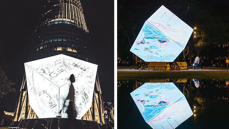 Brightening Up the Night with a Magic Cube LED Display