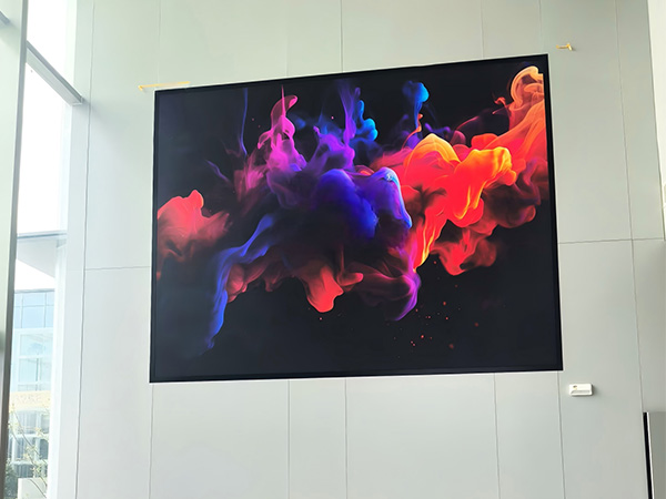 Improving Corporate Culture with MCOB Series LED Screens for Lobby Spaces