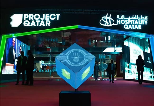 The Magic Cube LED Display Showcasing the Power of Customized Creative Shapes at Exhibitions