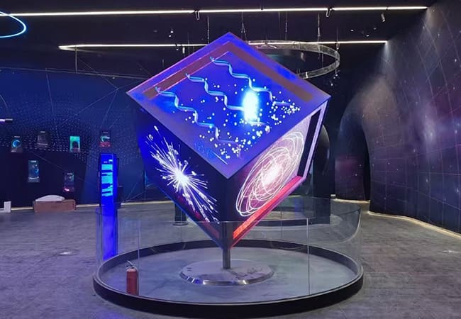 The Magic Cube LED Display Showcasing the Power of Customized Creative Shapes at Exhibitions