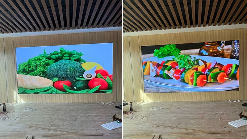 Seamless Visual Perfection with the MCOB Series: Unlimited Embedded Installation COB LED Screen in 16:9 Ratio