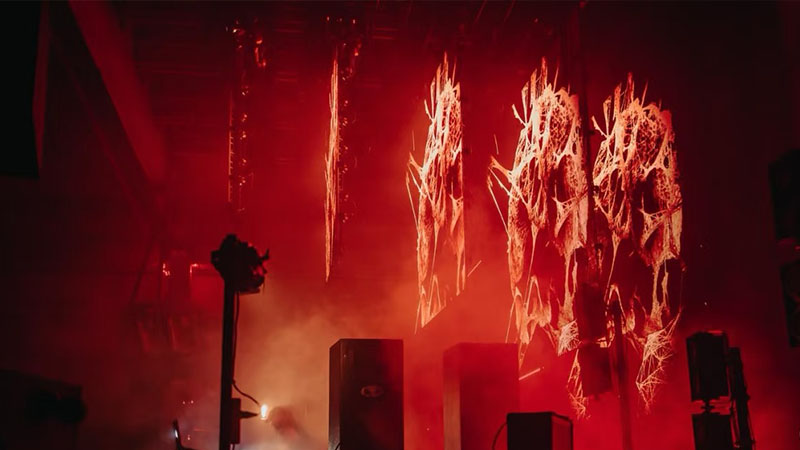 Adding Suspended STR Series Rental Transparent LED Display to Indoor Music Festivals