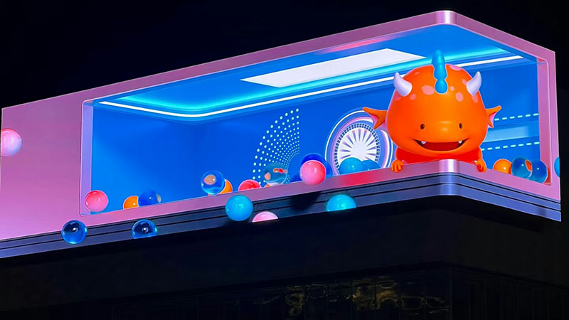 SL Series Outdoor LED Display from MileStrong  with 3D Effect for All Weather