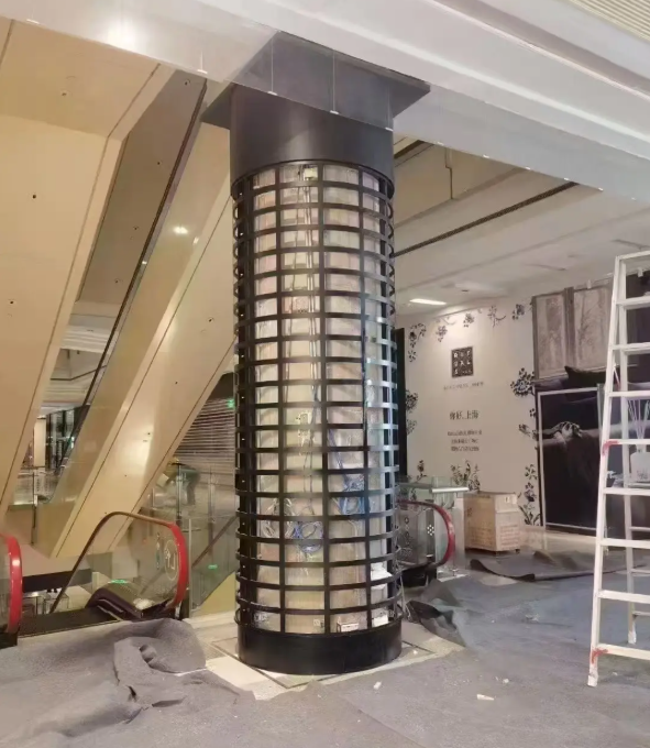 Installation of Cylindrical LED Display
