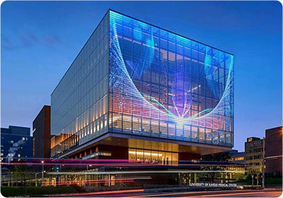 Seamless Integrating Innovation: The P8 Crystal LED Film Screen at the University of Kansas Medical Center