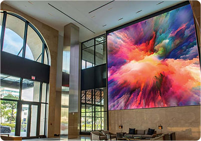 Lifting Hotel Atmosphere with Indoor LED Display P1.25 MS Series from Milestrong