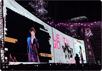 Planning Immersive Outdoors Live Music Concerts with the STR Series Transparent Rental LED Display with Pixel Pitch H5-V10mm