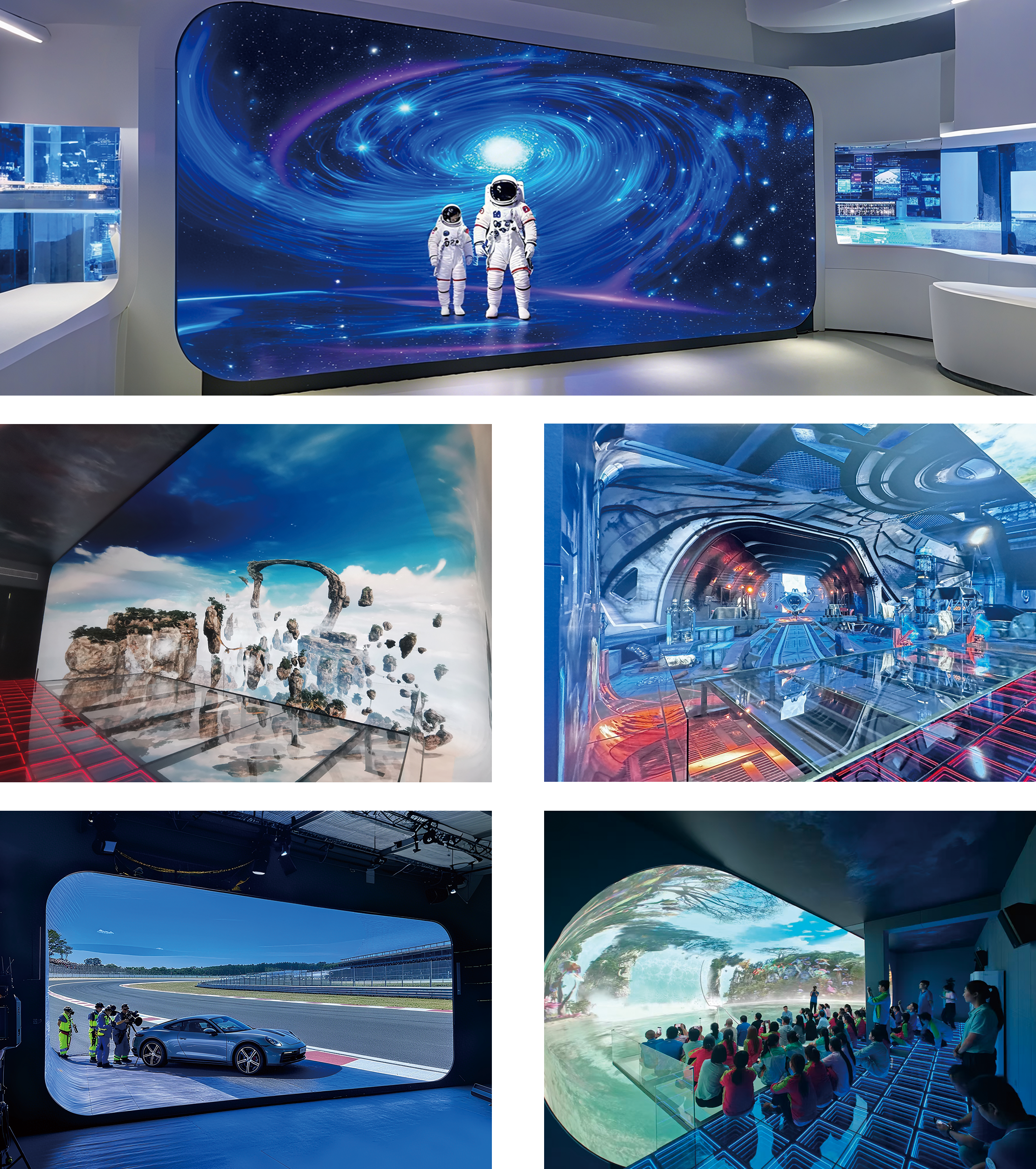 CAVE LED display applications