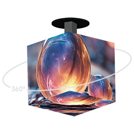 Magic Cube LED Display