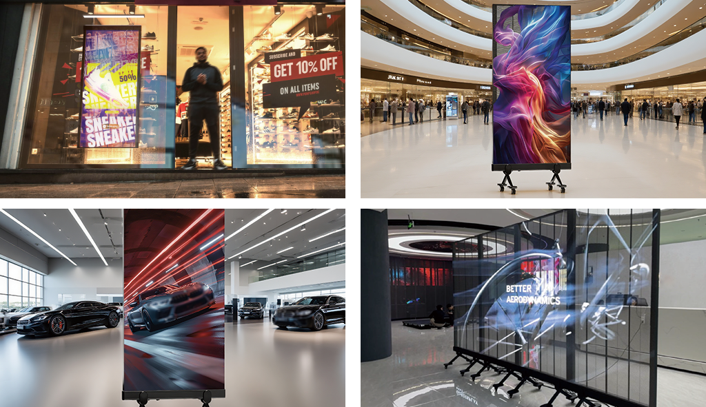 STP Series Transparent LED Displays – A New Experience in High-End Commercial Digital Display