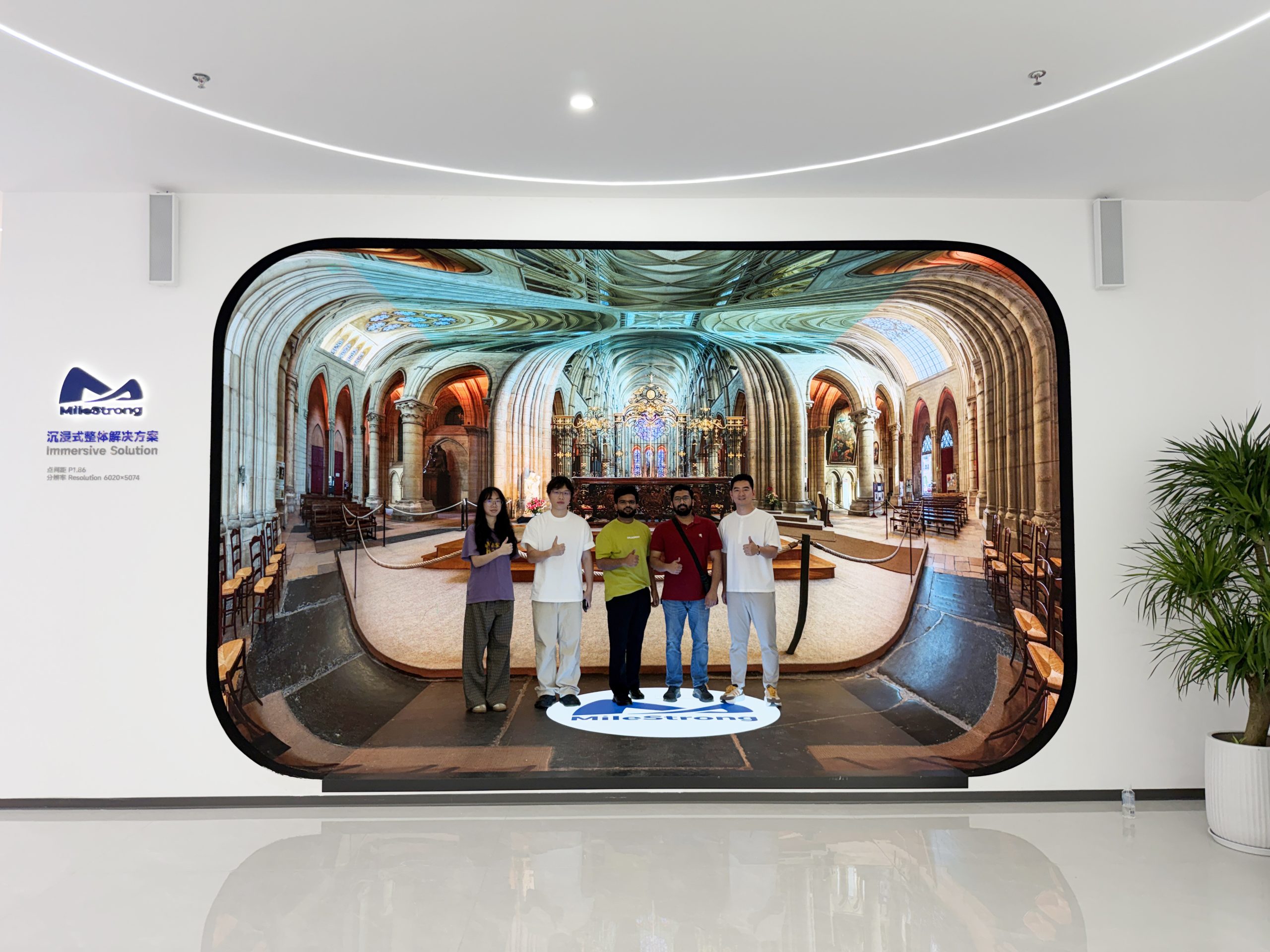 Indian Clients Visit MileStrong to Explore Immersive LED Display Solutions