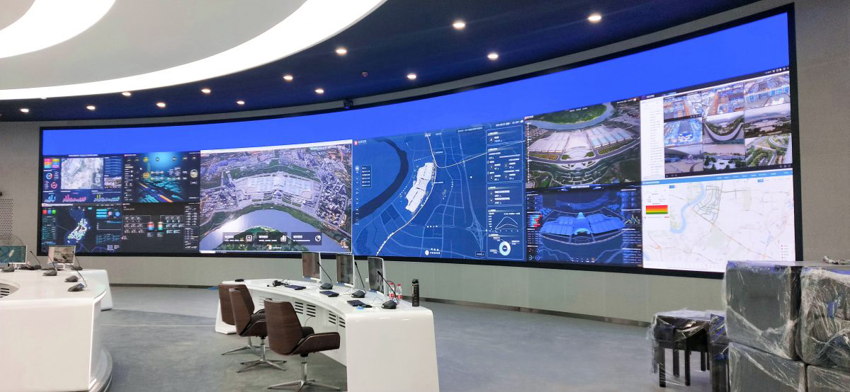led displays in command center