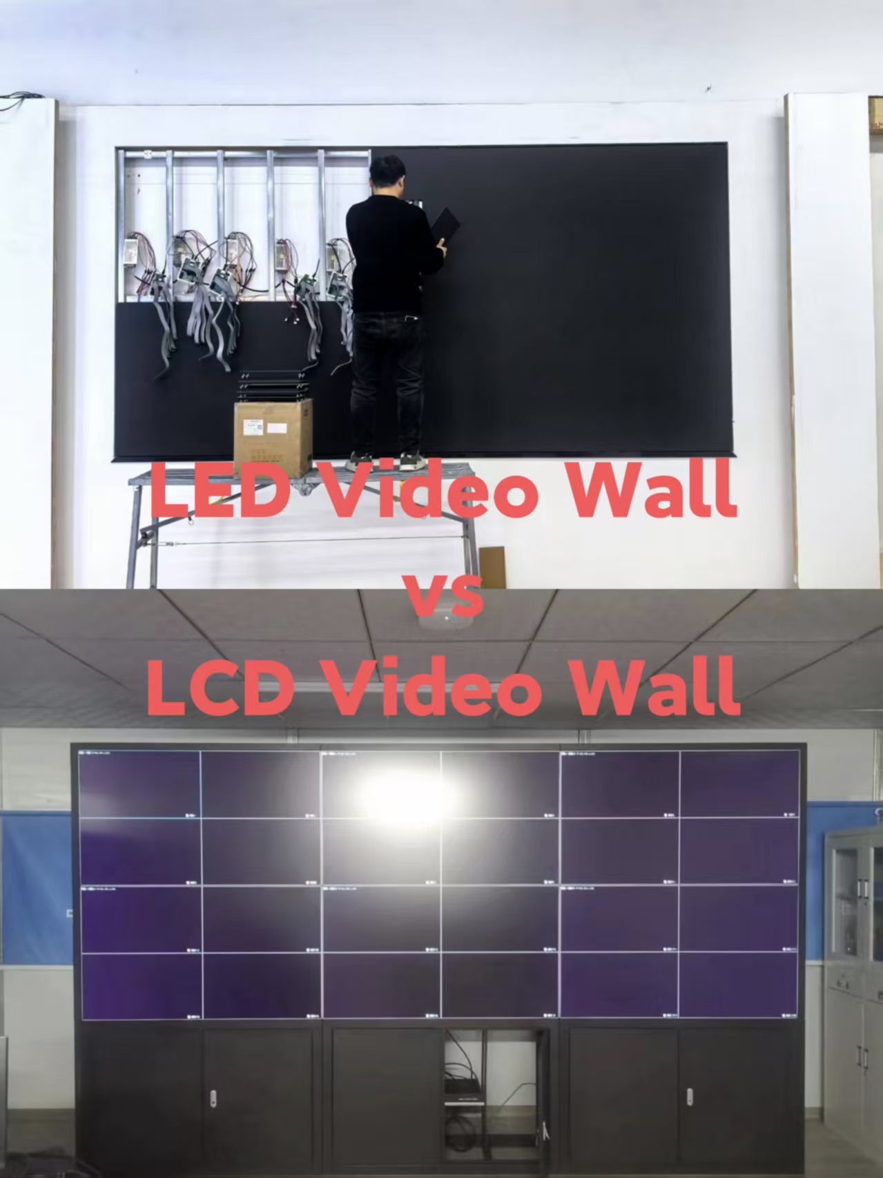Indoor LED Display vs LCD Video Wall: Which Is Best for Meeting Rooms?
