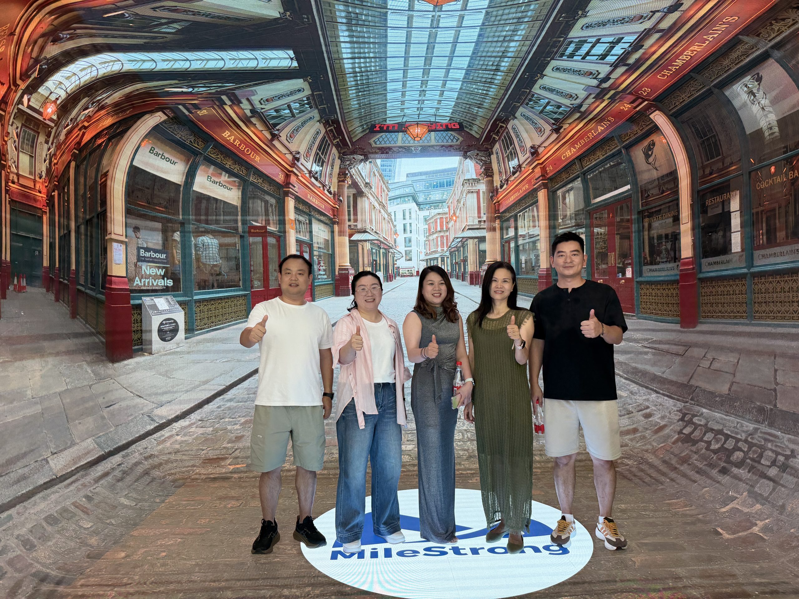Entrepreneurial Partners have a visiting at MileStrong Immersive led display Showroom.