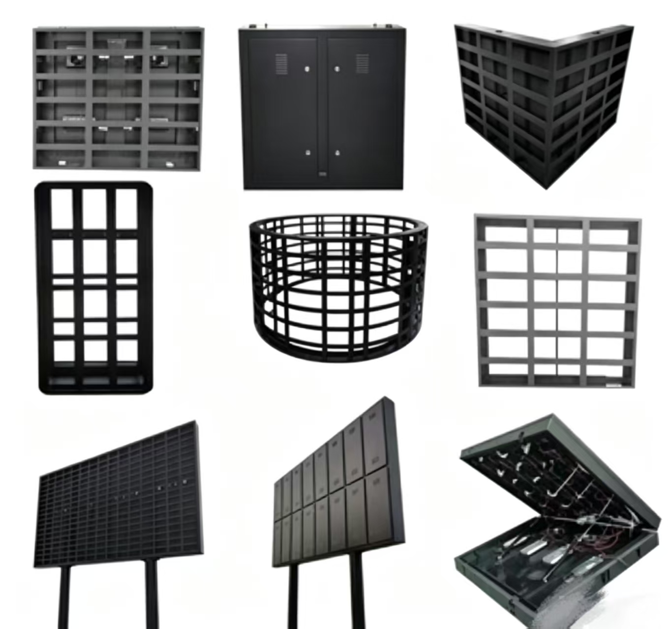 Die-Cast Aluminum vs. Steel vs. Aluminum Profile Cabinets: How to Choose the Right LED Display Cabinet?