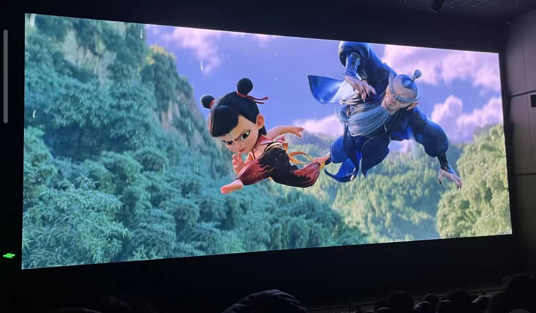 this is a picture of led displays in cinema.