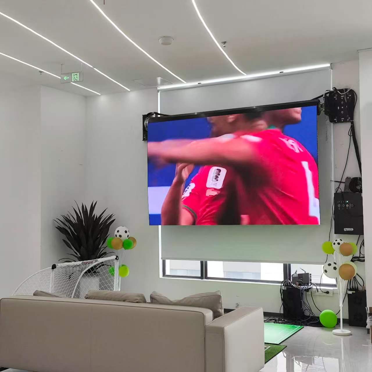 Project Case: Rolling LED Screen Immersive Home Theater Renovation