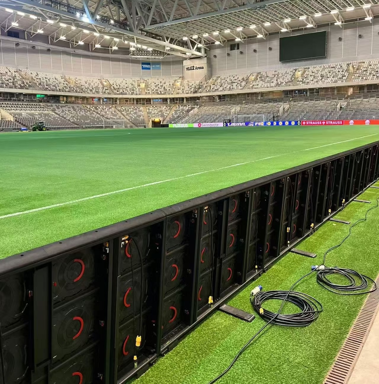 Stadium Perimeter LED Display for Football and Basketball Arenas
