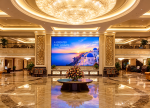 Hotel Lobby LED Display Project: What Types of LED Screen is Suitable?