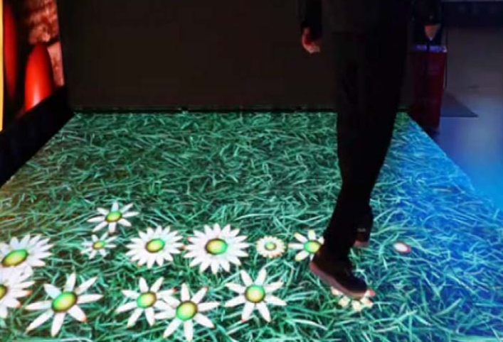 the picture of interactive led floor tiles