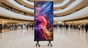 See-Through LED Poster Display: Setup and Operation