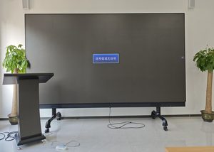 US Conference Hall LED Podium Project: Integrated Digital Lectern Solution