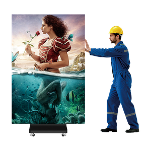US Trade Show Project: P1.86 Tri-Fold LED Poster Display Solution