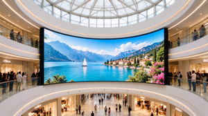 Middle East Luxury Shopping Mall Atrium Creative LED Display Case Study